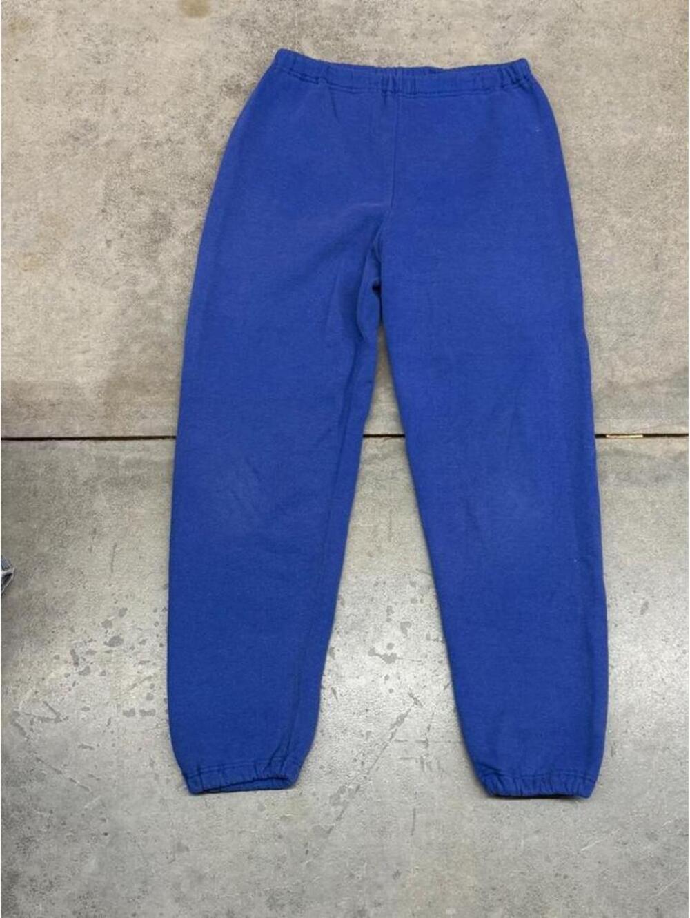 vintage russell athletics made in usa royal blue jogger sweatpants size medium